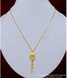 Simple daily deals wear gold necklace